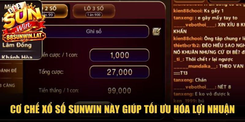 Cơ chế xổ số Sunwin này giúp tối ưu hóa lợi nhuận và mang lại sự an tâm tuyệt đối 