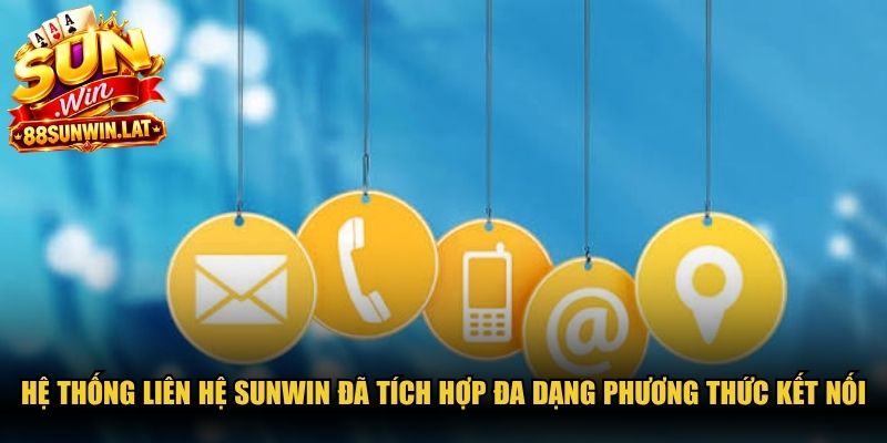 Hệ thống liên hệ Sunwin đã tích hợp đa dạng các phương thức kết nối