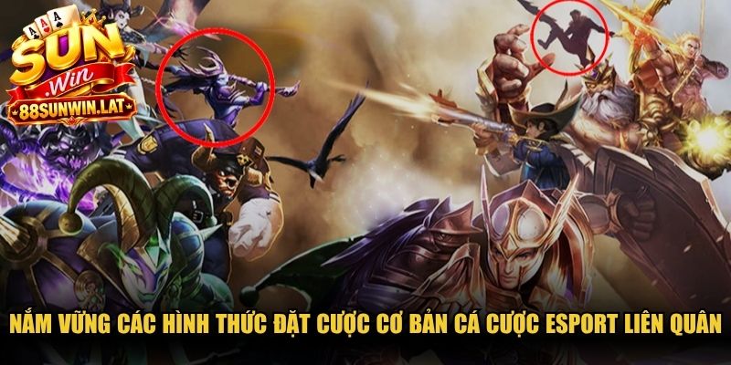 Nắm vững các hình thức đặt cược cơ bản cá cược Esport Liên Quân