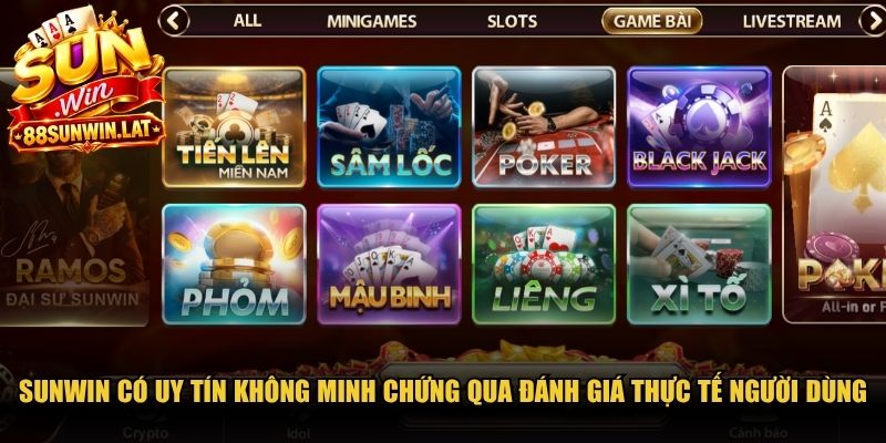 Sunwin có uy tín không minh chứng qua đánh giá thực tế người dùng