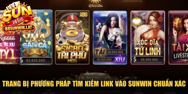 Trang bị cho mình những phương pháp tìm kiếm Link vào Sunwin chuẩn xác